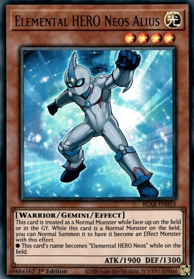 Elemental HERO Neos Alius [BLAR-EN053] Ultra Rare | Exor Games Dartmouth