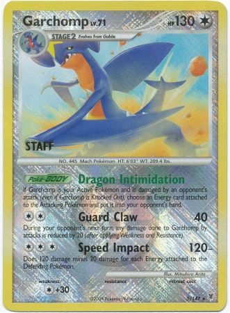 Garchomp (5/147) (Championship Promo Staff) [Platinum: Supreme Victors] | Exor Games Dartmouth