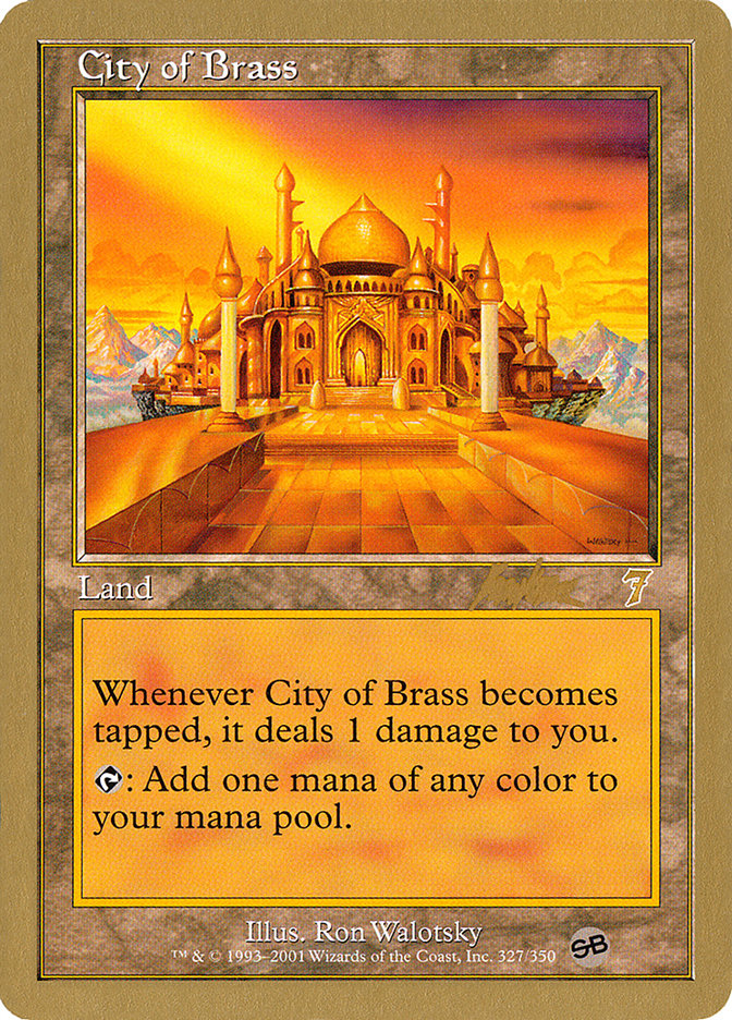 City of Brass (Brian Kibler) (SB) [World Championship Decks 2002] | Exor Games Dartmouth