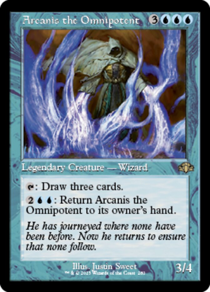 Arcanis the Omnipotent (Retro) [Dominaria Remastered] | Exor Games Dartmouth