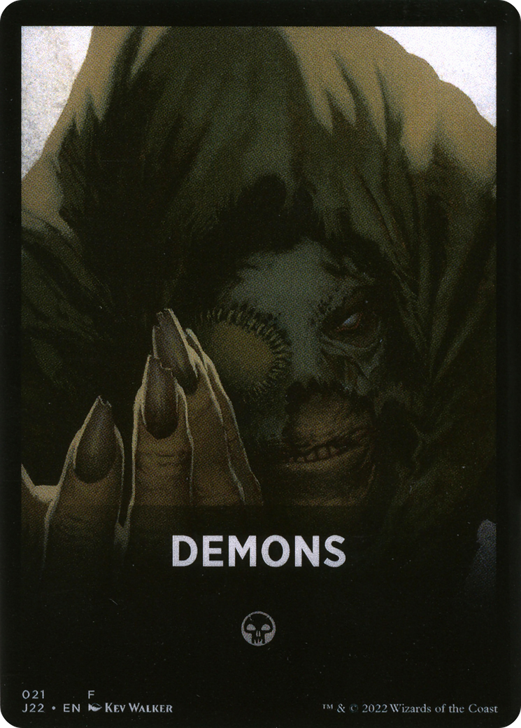 Demons Theme Card [Jumpstart 2022 Front Cards] | Exor Games Dartmouth