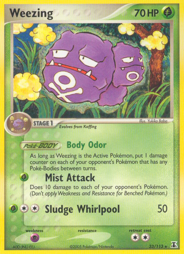 Weezing (33/113) [EX: Delta Species] | Exor Games Dartmouth