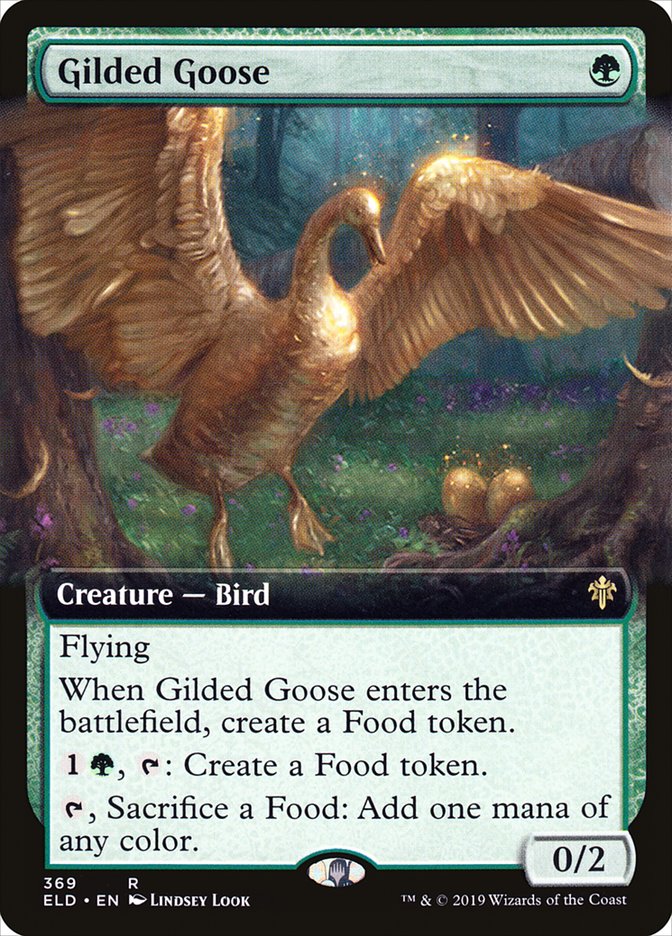 Gilded Goose (Extended Art) [Throne of Eldraine] | Exor Games Dartmouth