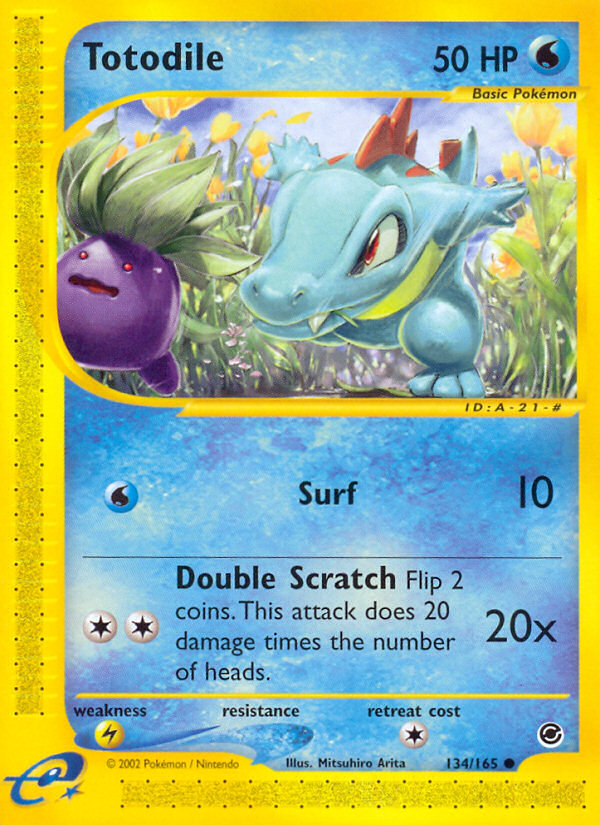 Totodile (134/165) [Expedition: Base Set] | Exor Games Dartmouth