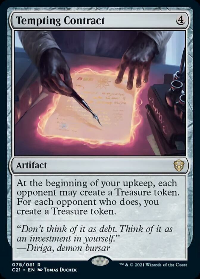 Tempting Contract [Commander 2021] | Exor Games Dartmouth