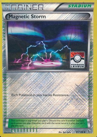 Magnetic Storm (91/106) (League Promo) [XY: Flashfire] | Exor Games Dartmouth