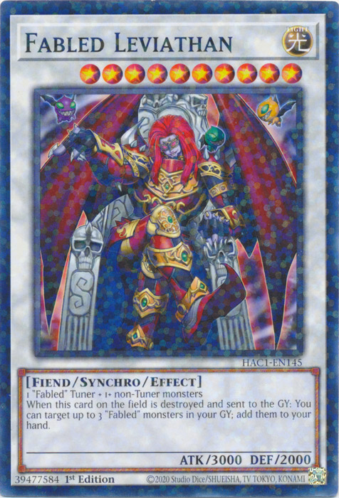 Fabled Leviathan (Duel Terminal) [HAC1-EN145] Common | Exor Games Dartmouth