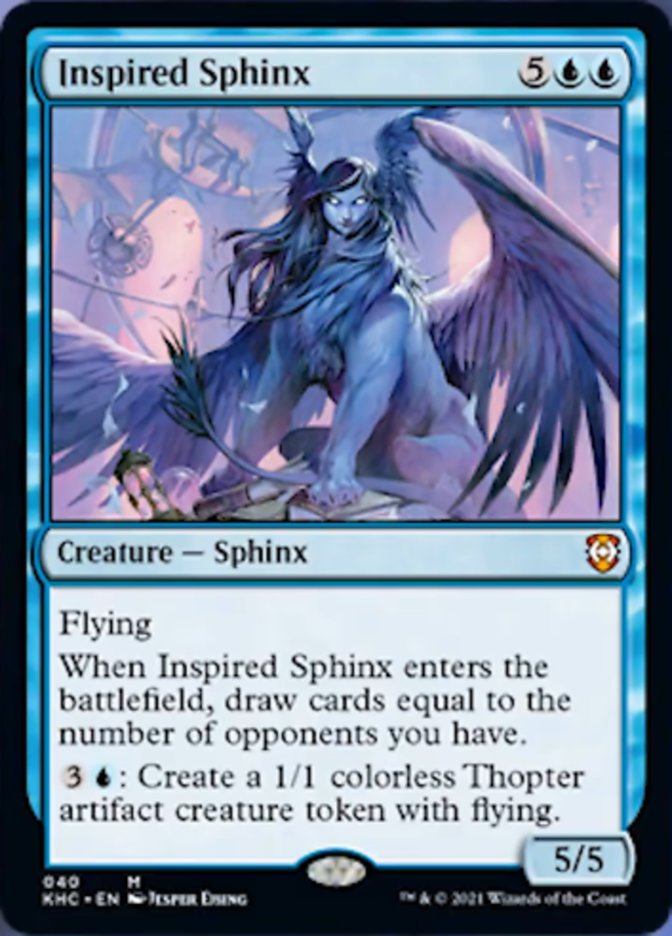 Inspired Sphinx [Kaldheim Commander] | Exor Games Dartmouth