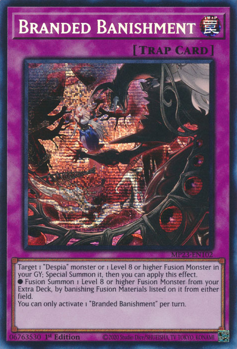 Branded Banishment [MP23-EN102] Prismatic Secret Rare | Exor Games Dartmouth