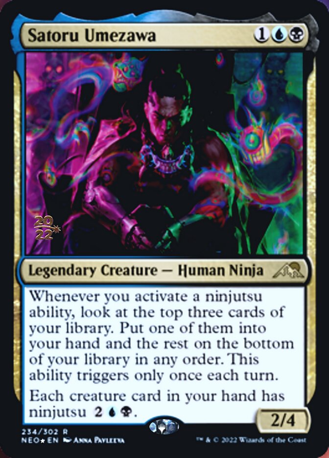 Satoru Umezawa [Kamigawa: Neon Dynasty Prerelease Promos] | Exor Games Dartmouth