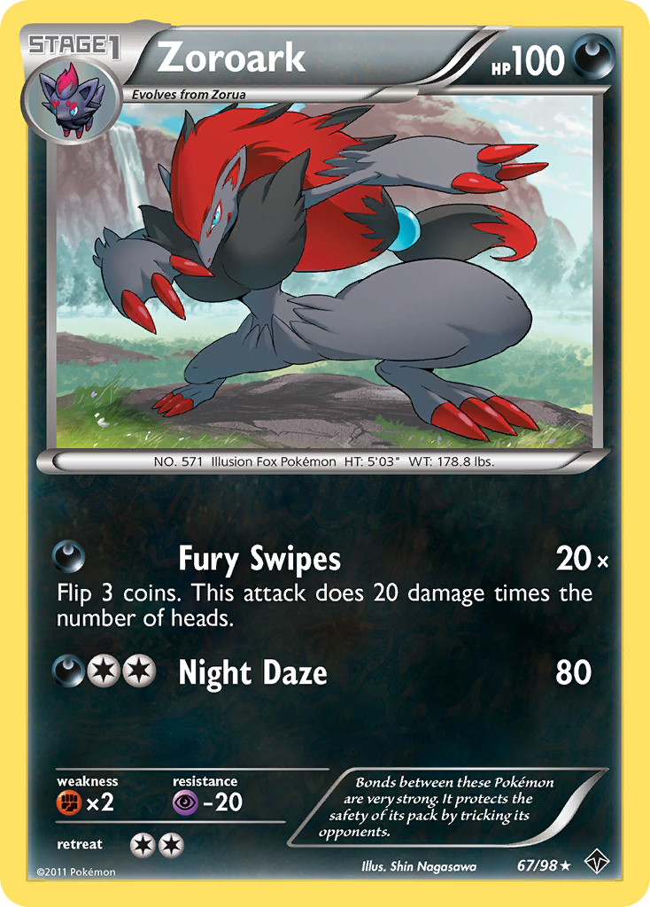 Zoroark (67/98) [Black & White: Emerging Powers] | Exor Games Dartmouth