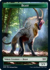 Beast // Treasure Double-sided Token [Double Masters] | Exor Games Dartmouth