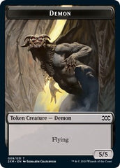 Demon // Germ Double-sided Token [Double Masters] | Exor Games Dartmouth