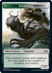 Elemental // Shapeshifter Double-sided Token [Double Masters] | Exor Games Dartmouth