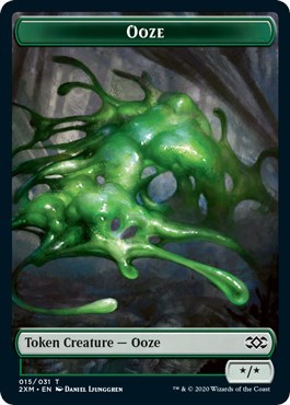 Ooze // Wurm (029) Double-sided Token [Double Masters] | Exor Games Dartmouth