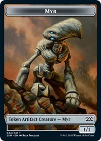 Myr (024) // Shapeshifter Double-sided Token [Double Masters] | Exor Games Dartmouth