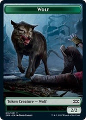 Wolf // Wurm (030) Double-sided Token [Double Masters] | Exor Games Dartmouth