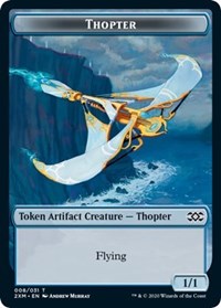 Thopter (008) // Wurm (030) Double-sided Token [Double Masters] | Exor Games Dartmouth