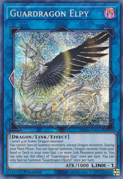 Guardragon Elpy [MP20-EN021] Prismatic Secret Rare | Exor Games Dartmouth