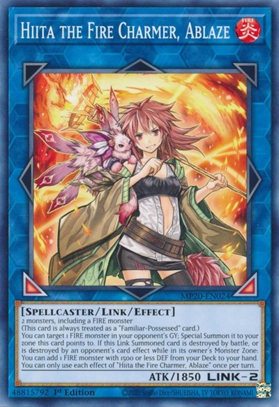 Hiita the Fire Charmer, Ablaze [MP20-EN024] Common | Exor Games Dartmouth