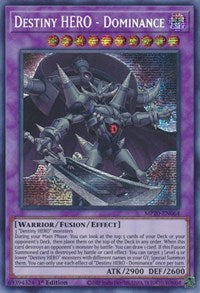 Destiny HERO - Dominance [MP20-EN064] Prismatic Secret Rare | Exor Games Dartmouth