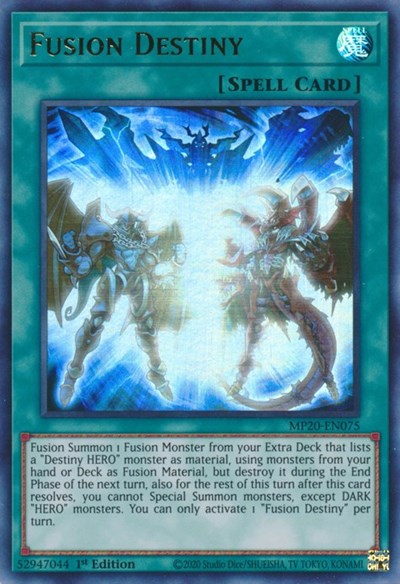 Fusion Destiny [MP20-EN075] Ultra Rare | Exor Games Dartmouth