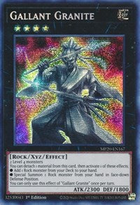 Gallant Granite [MP20-EN167] Prismatic Secret Rare | Exor Games Dartmouth