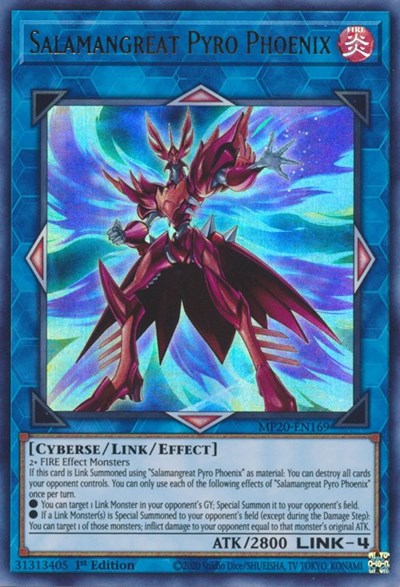 Salamangreat Pyro Phoenix [MP20-EN169] Ultra Rare | Exor Games Dartmouth