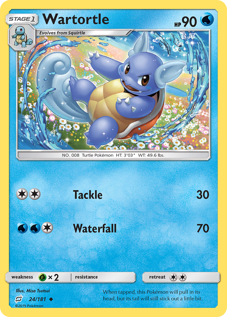 Wartortle (24/181) [Sun & Moon: Team Up] | Exor Games Dartmouth