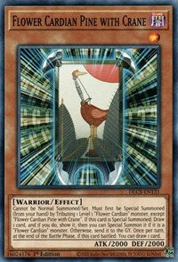 Flower Cardian Pine with Crane [DLCS-EN131] Common | Exor Games Dartmouth