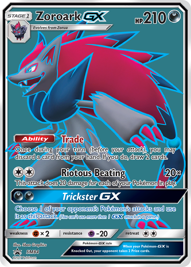 Zoroark GX (SM84) [Sun & Moon: Black Star Promos] | Exor Games Dartmouth