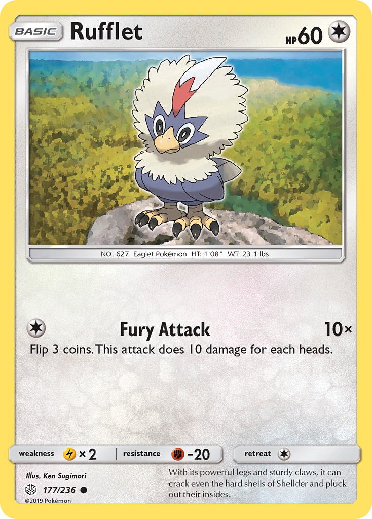 Rufflet (177/236) [Sun & Moon: Cosmic Eclipse] | Exor Games Dartmouth