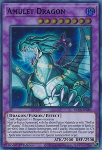 Amulet Dragon (Green) [DLCS-EN005] Ultra Rare | Exor Games Dartmouth