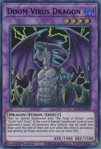 Doom Virus Dragon (Green) [DLCS-EN055] Ultra Rare | Exor Games Dartmouth