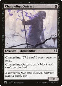 Changeling Outcast [Zendikar Rising Commander] | Exor Games Dartmouth