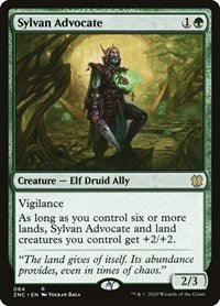 Sylvan Advocate [Zendikar Rising Commander] | Exor Games Dartmouth