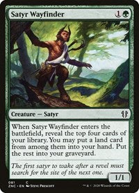 Satyr Wayfinder [Zendikar Rising Commander] | Exor Games Dartmouth