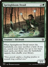 Springbloom Druid [Zendikar Rising Commander] | Exor Games Dartmouth