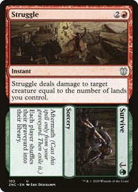 Struggle // Survive [Zendikar Rising Commander] | Exor Games Dartmouth