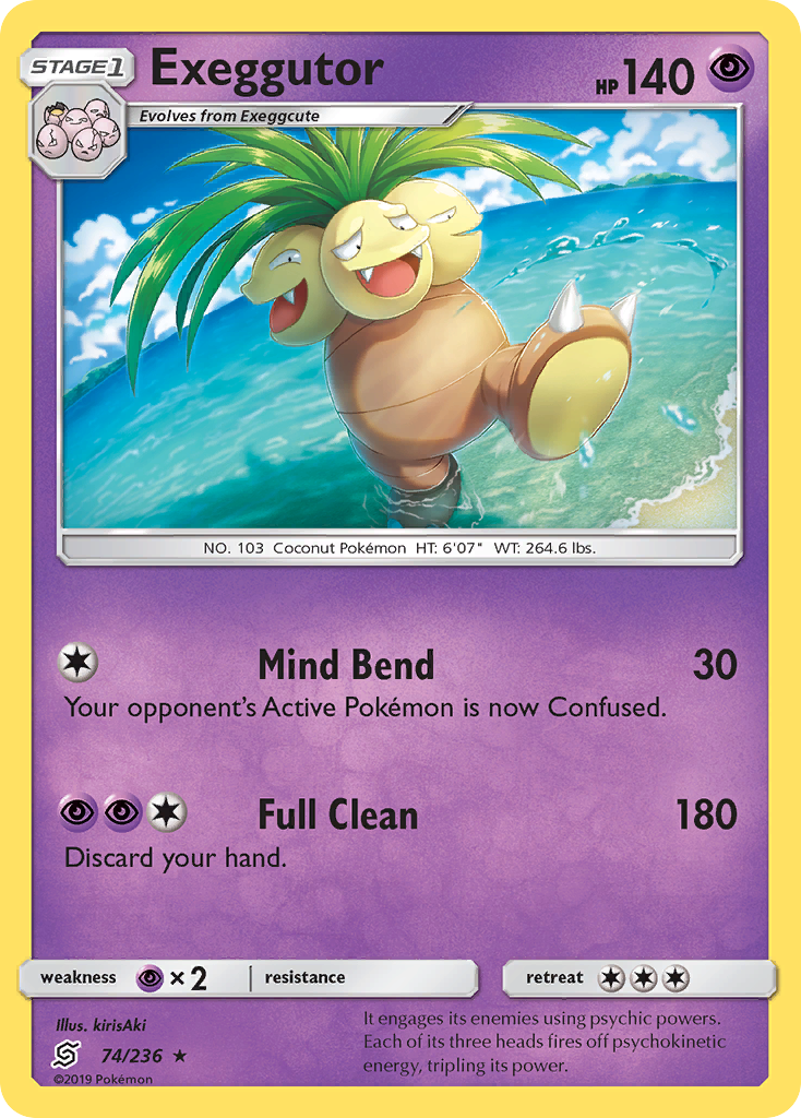 Exeggutor (74/236) [Sun & Moon: Unified Minds] | Exor Games Dartmouth
