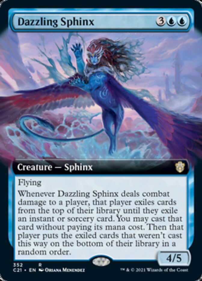 Dazzling Sphinx (Extended) [Commander 2021] | Exor Games Dartmouth