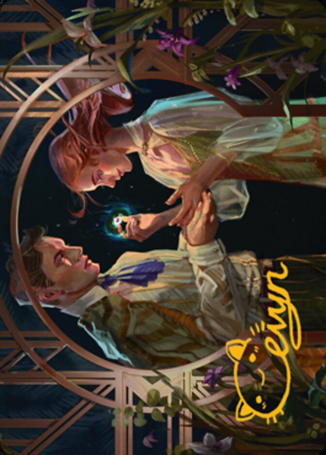 Prosperous Partnership Art Card (Gold-Stamped Signature) [Streets of New Capenna Art Series] | Exor Games Dartmouth