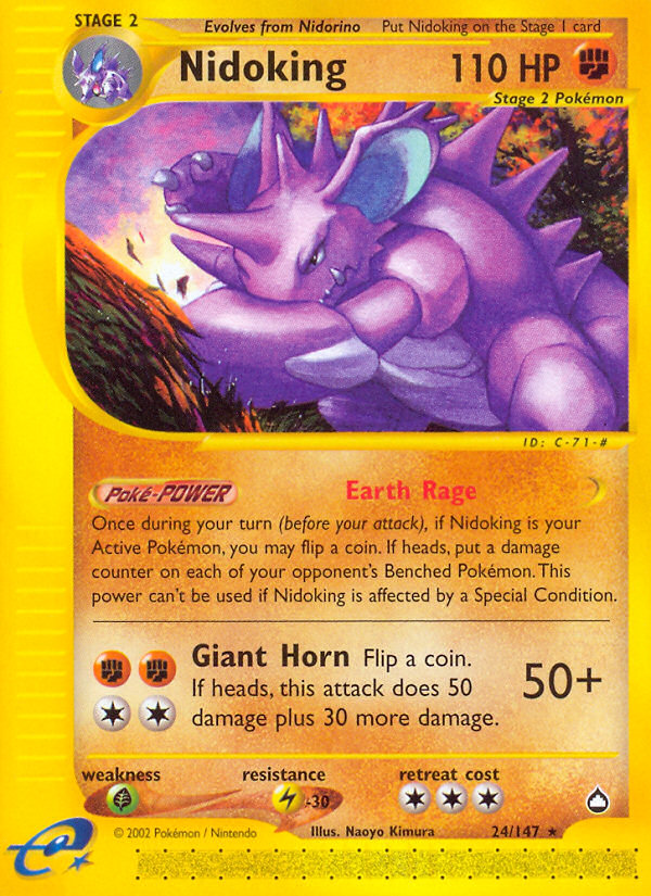 Nidoking (24/147) [Aquapolis] | Exor Games Dartmouth