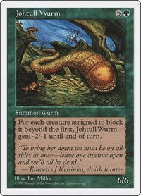 Johtull Wurm [Fifth Edition] | Exor Games Dartmouth