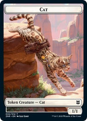 Cat // Plant Double-sided Token [Zendikar Rising] | Exor Games Dartmouth