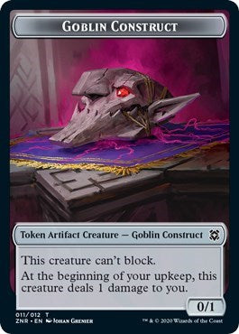 Goblin Construct // Illusion Double-sided Token [Zendikar Rising] | Exor Games Dartmouth