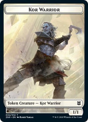 Kor Warrior // Plant Double-sided Token [Zendikar Rising] | Exor Games Dartmouth