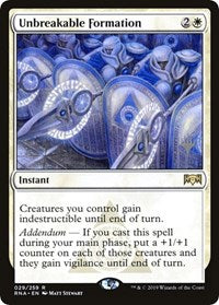 Unbreakable Formation [Ravnica Allegiance Promos] | Exor Games Dartmouth