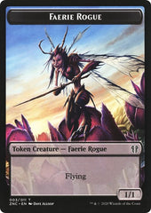 Faerie Rogue // Germ Double-sided Token [Commander: Zendikar Rising] | Exor Games Dartmouth