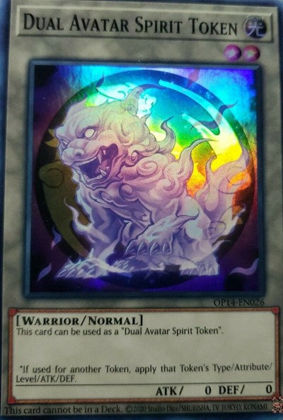 Dual Avatar Spirit Token [OP14-EN026] Super Rare | Exor Games Dartmouth